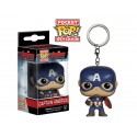 Porte Clé Marvel Avengers - Captain America Pop 4cm