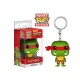 Porte clé Tortues Ninja - Raphael Pocket Pop 4cm 