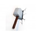 Lampe Murale 3D Deco Light Marvel - Thor Hammer