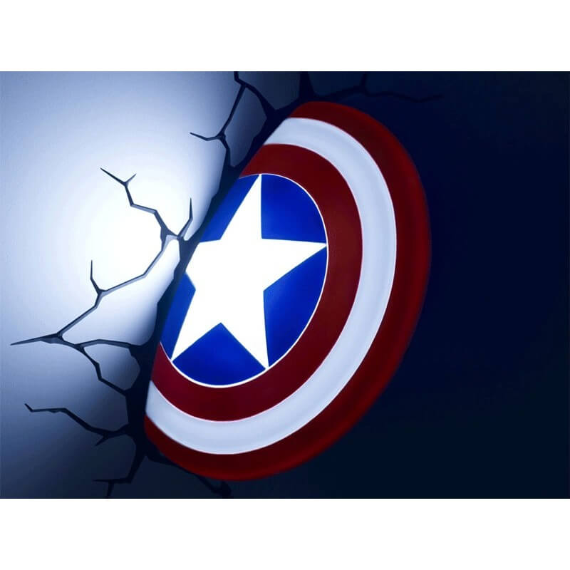 Paladone Marvel - Captain America - Boîte Lumineuse 15cm