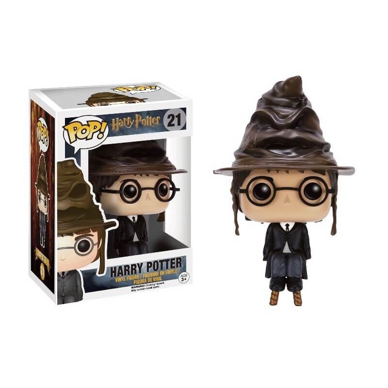 Figurine Harry Potter - Harry Potter Choixpeau Exclu Pop 10cm - Funko