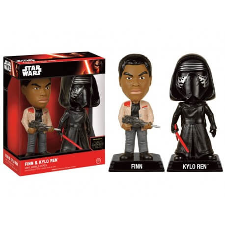 Figurine Star Wars Episode 7 - Double Pack Bobble-head - Finn Et Kylo Ren 18cm