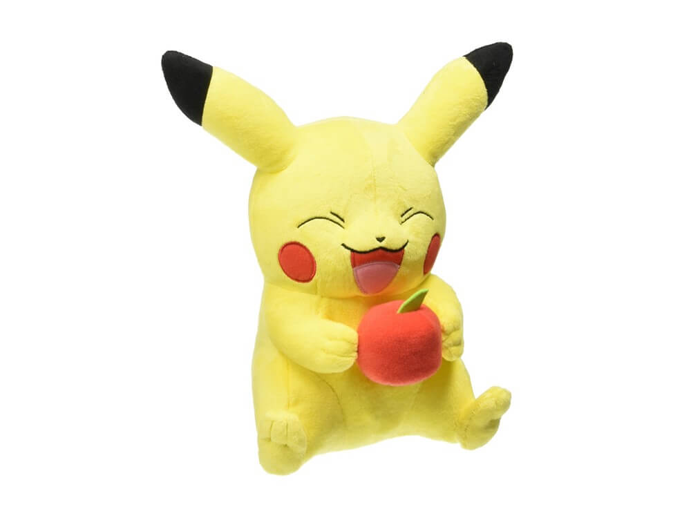 Peluche Pokemon - Pikachu et Pomme 30cm - Tomy