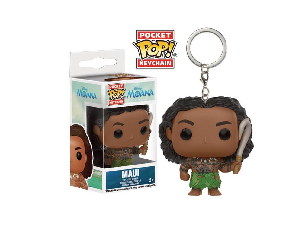 Porte Clé Disney Vaiana / Moana - Maui Pocket Pop 4cm - Funko