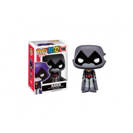 Figurine Dc Comics - Teen Titans Go ! - Raven Grey Exclu Pop 10cm