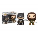 Figurine DC Comics Justice League - 2-Pack Batman Aquaman Pop 10cm