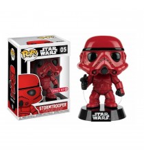 Figurine Star Wars - Stormtrooper Red Exclu Pop 10cm