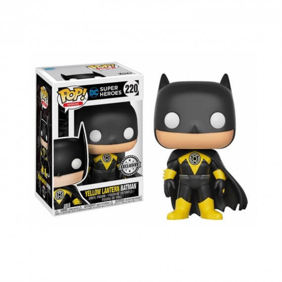 Figurine DC Comics - Batman Yellow Lantern Exclu Pop 10cm