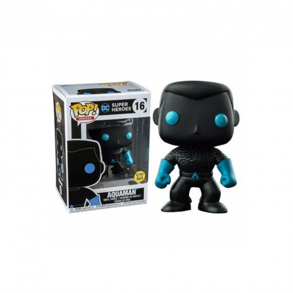 Figurine DC Heroes - Aquaman Silhouette Glow In The Dark Exclu Pop 10cm