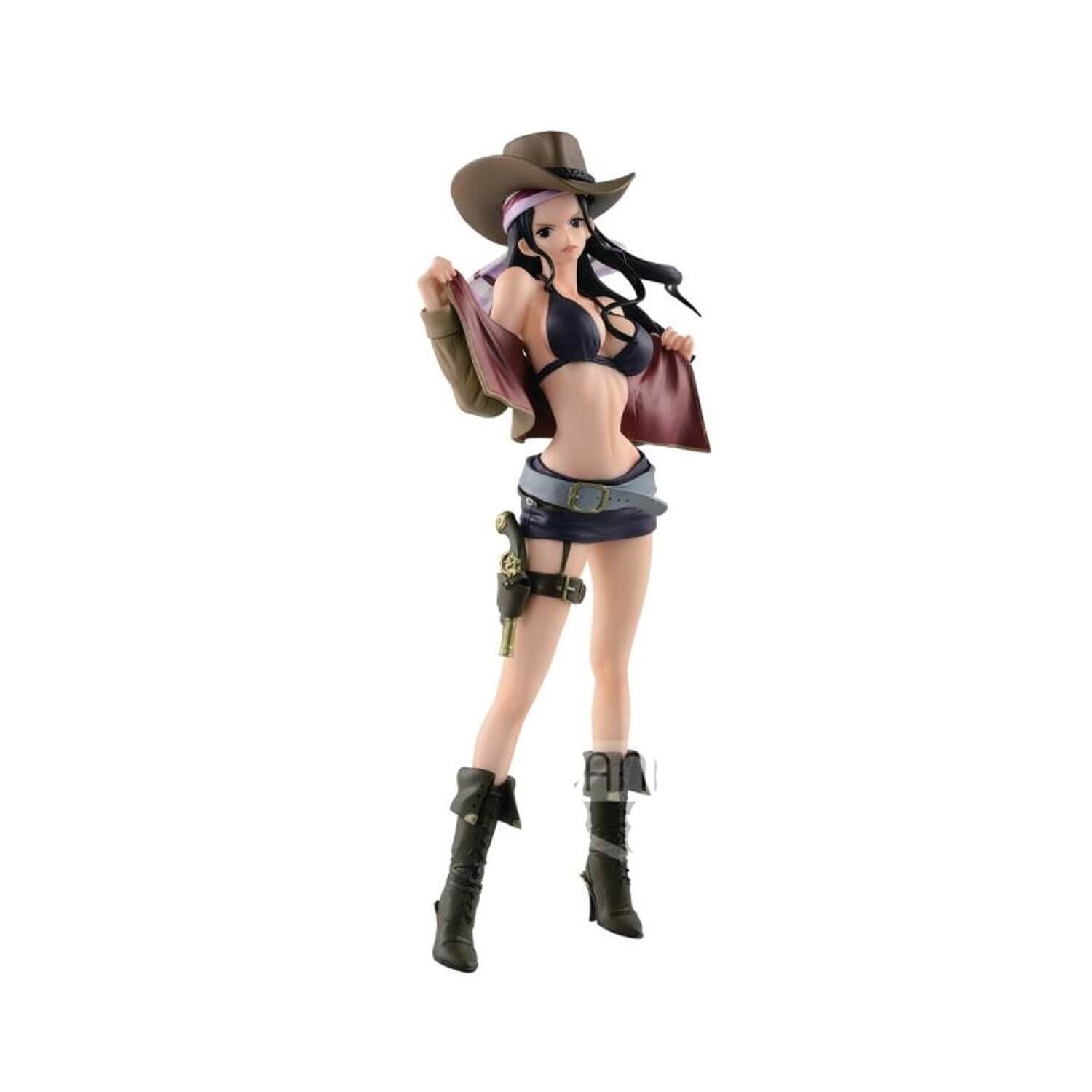 Figurine One Piece Nico Robin Flag Diamond Ship 25cm