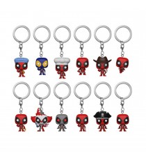 Porte Clé Marvel Deadpool Pocket Pop - 1 sachet au hasard