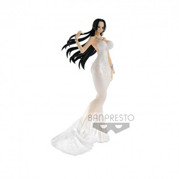 Figurine One Piece - Boa Hancock Robe Blanche Lady Edge Wedding 25cm