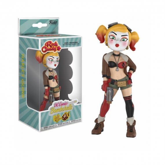 Figurine DC Comics - Harley Quinn Bombshells Rock Candy 15cm