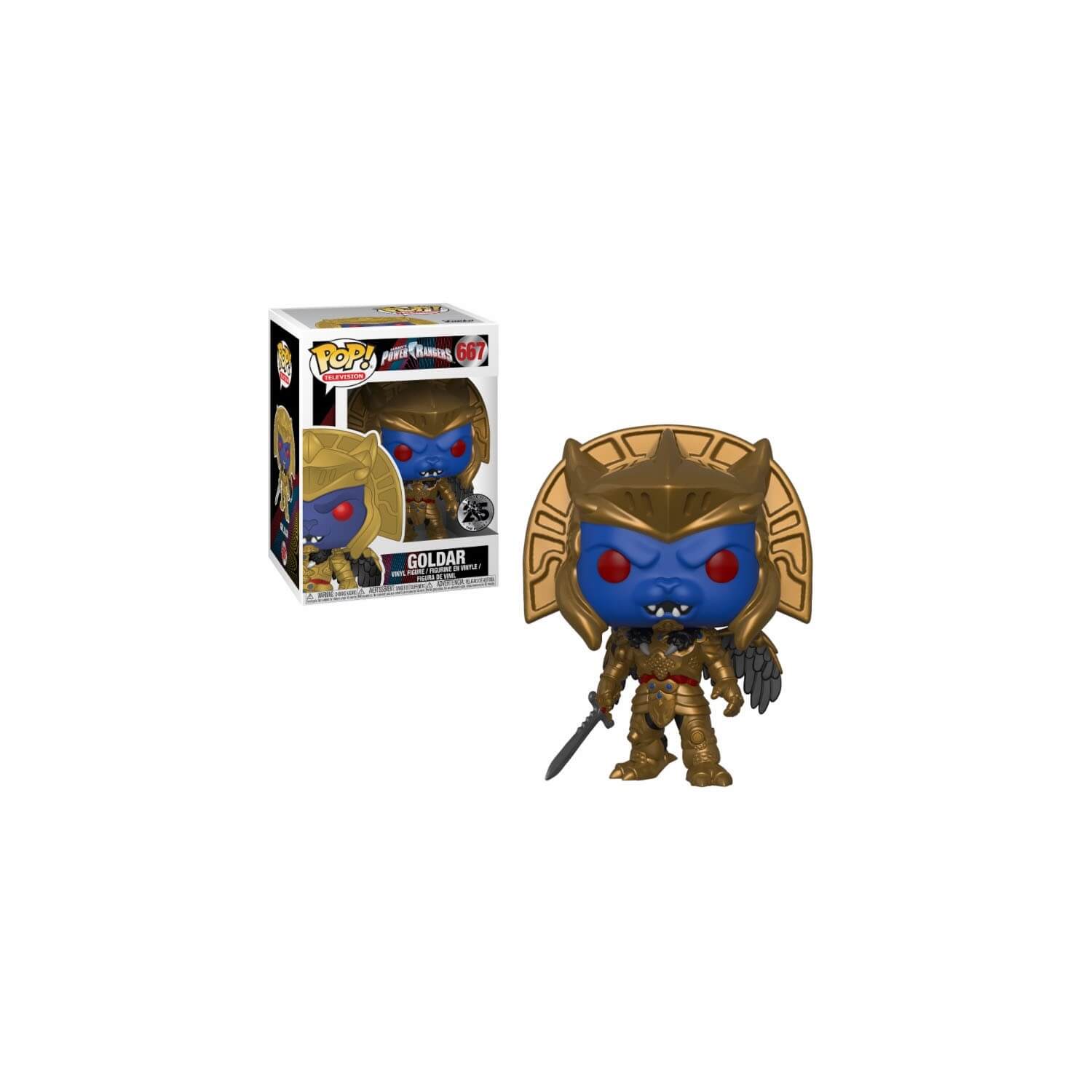 Figurine Power Rangers Goldar Pop 10cm