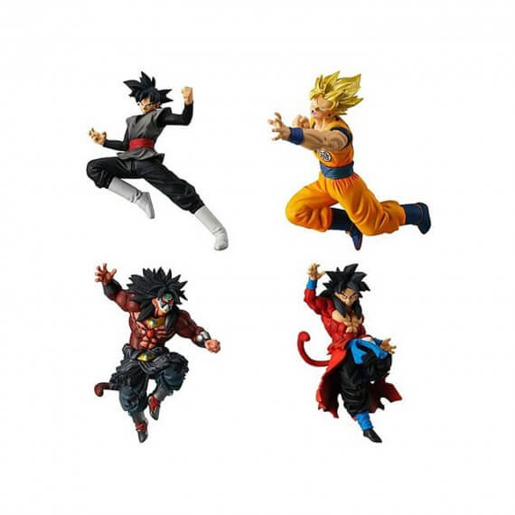 Set De 4 Gashapon Dbz - Dragon Ball Super Vs Dragon Ball Vol7 5cm