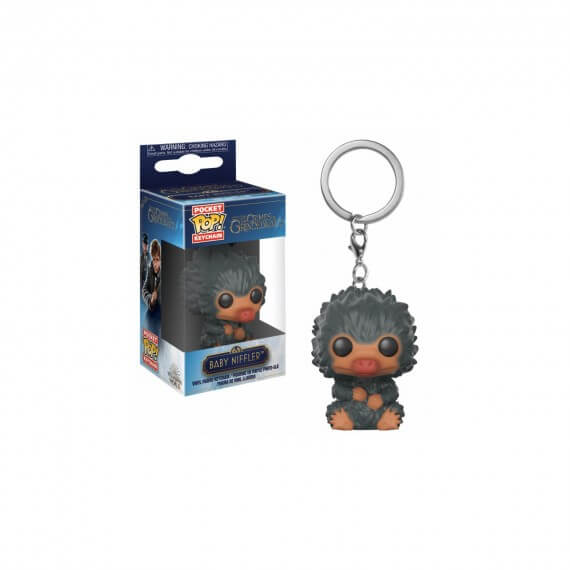 Porte Clé Harry Potter Les Animeaux Fantastiques 2 -Baby Niffler Gris Pocket Pop 4cm