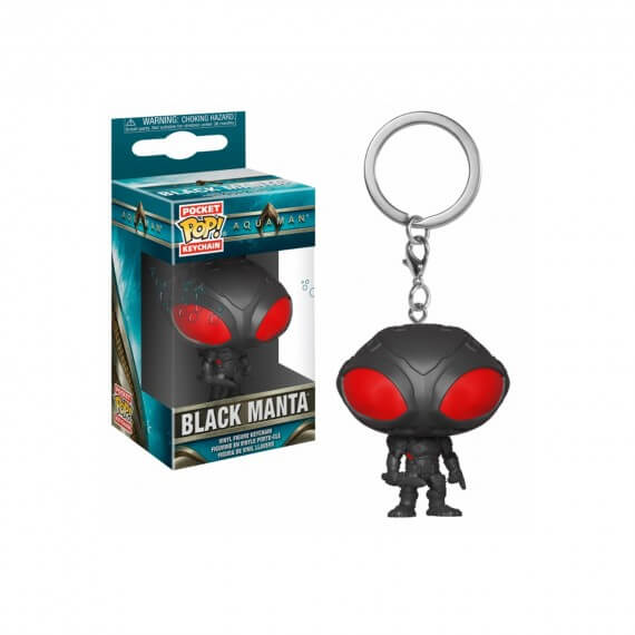 Porte Clé Aquaman Movie - Black Manta Pocket Pop 4cm