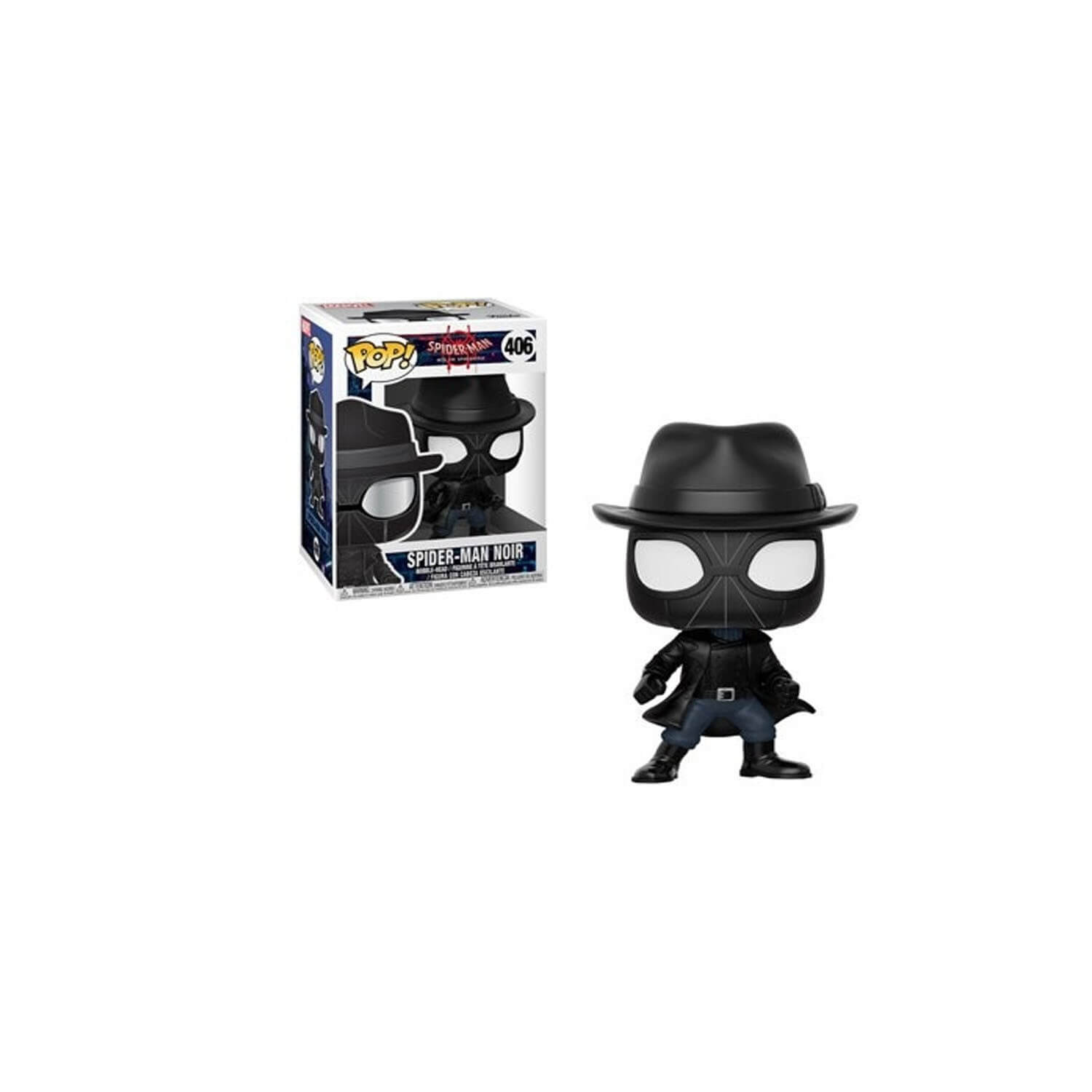 Figurine Marvel Spider-Man Animated - Spider-Man Noir Pop 10cm - Funko