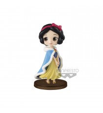 Figurine Disney - Blanche Neige Winter Costume Q Posket Characters Petit 7cm