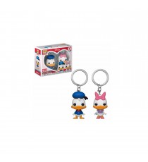 Figurine Disney - 2-Pack Donald & Daisy Pocket Pop 4cm