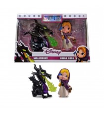 Figurine Disney - 2 Pack Dragon Maleficent & Briar Rose Metalfigs 10cm