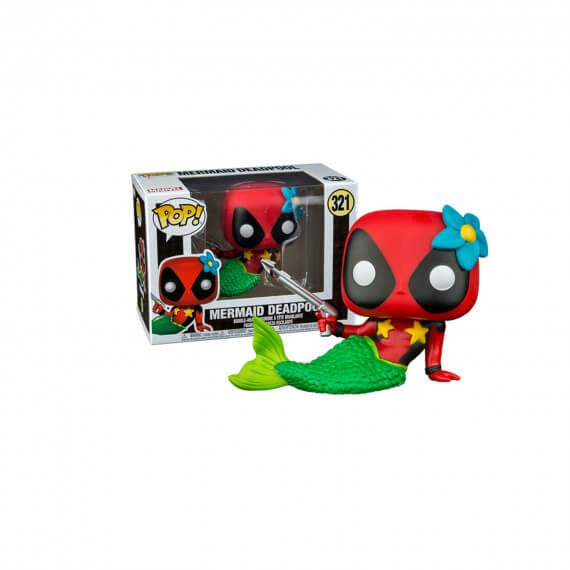 Figurine Marvel - Deadpool Mermaid Exclu Pop 10cm