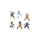 Set De 6pcs Gashapon DBZ - Action Pose Hg Plus 5cm