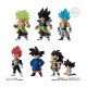 Set De 6pcs Gashapon DBZ - Adverge 9 Special Hg Plus 5cm