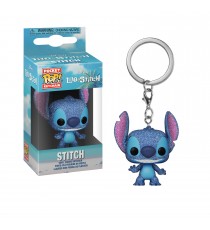 Porte Clé Disney Lilo Et Stitch - Stitch Glitter Exclu Pocket Pop 4cm