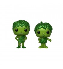 Figurine Ad Icons - 2-Pack Green Giant & Sprout Metallic Exclu Pop 10cm