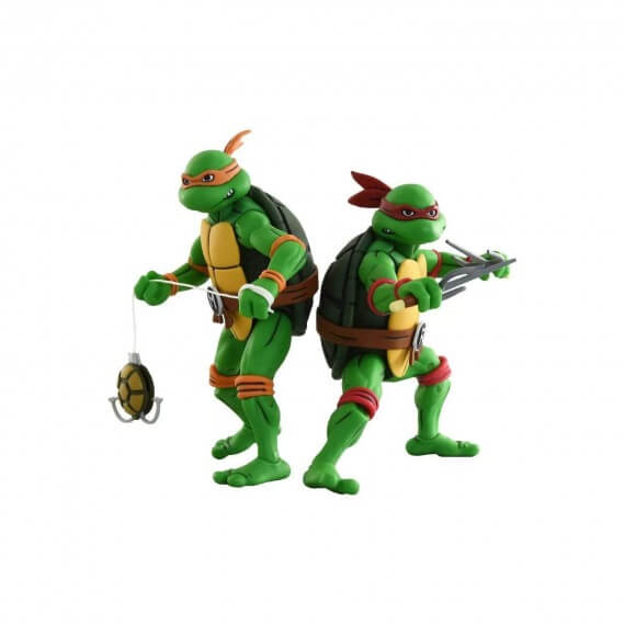 neca tmnt raphael and michelangelo