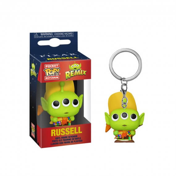 Porte Clé Disney Pixar - Alien As Russel Pocket Pop 4cm