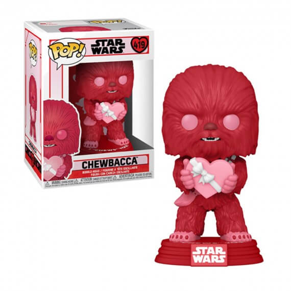 Figurine Star Wars Valentines Cupid Chewbacca Pop 10cm Funko 0767