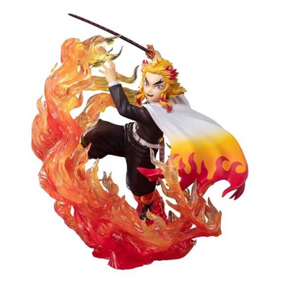 Figurine Demon Slayer - Kyojuro Rengoku Flame Breathing Figuarts Zero 18cm