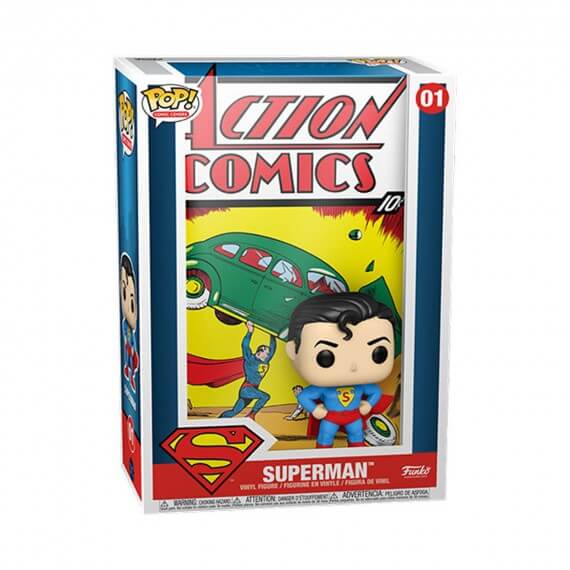 Figurine DC Comic Cover - Superman Action Comic Pop 10cm