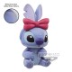 Figurine Disney Stitch & Angel - Stitch with Bow Fluffy Puffy 6cm