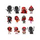 Figurine Marvel Deadpool 30th Mystery Minis - 1 boîte au hasard