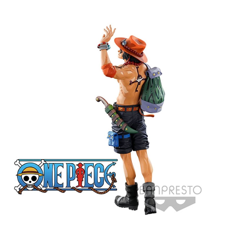 Figurine One Piece - Portgas.D.Ace Super Master Stars Piece Manga Dimensions 30cm