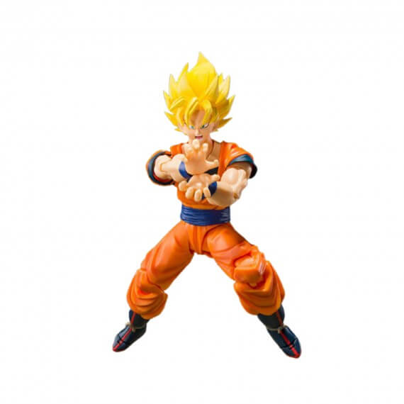 Banpresto - Estatueta DBZ - Son Goku Super Saiyajin Repro SH Figuarts 16 cm  - 4573102618993
