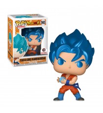 Figurine DBZ - SSG Goku Kamehameha Metallic Exclu Pop 10 cm