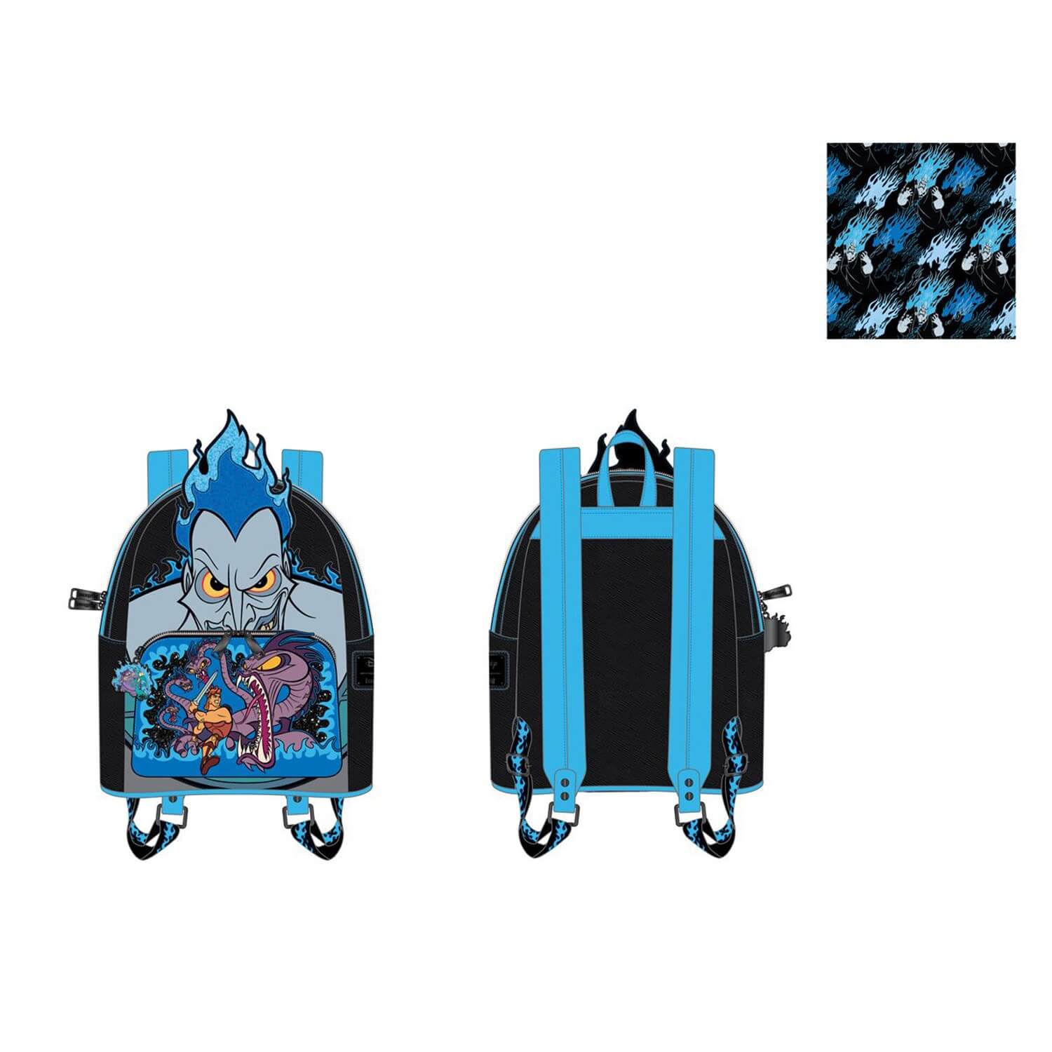 Loungefly Disney Villains Scene Hades Mini Backpack