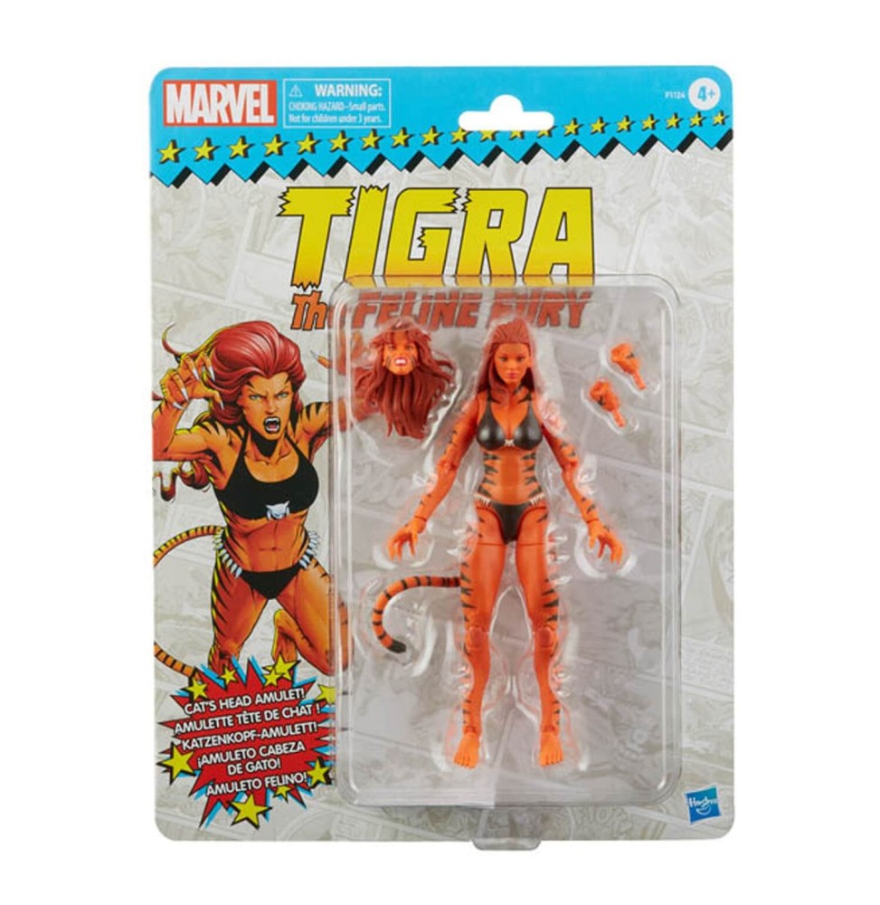 Figurine Marvel Legends - Retro Tigra 15cm