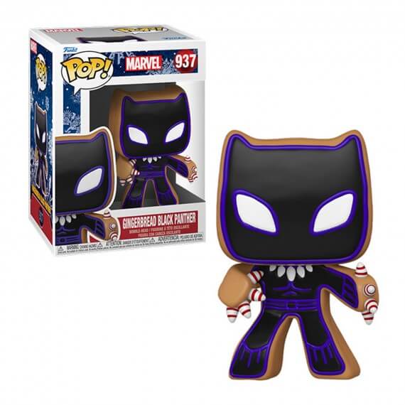 Figurine Marvel Holiday - Gingerbread Black Panther Pop 10cm