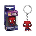 Porte Clé Marvel What If - Zombie Hunter Spidey Pocket Pop 4m