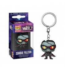 Porte Clé Marvel What If - Zombie Zombie Falcon Pocket Pop 4m