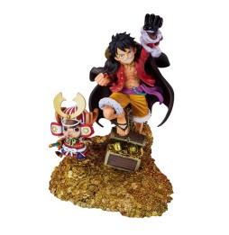 Figurine One Piece - Daikaizoku Hyakkei Monkey D Luffy Figuarts Zero 19cm