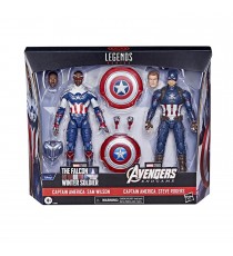 Figurine Marvel Legends - 2-Pack Steve Rogers & Sam Wilson 15cm