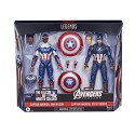 Figurine Marvel Legends - 2-Pack Steve Rogers & Sam Wilson 15cm