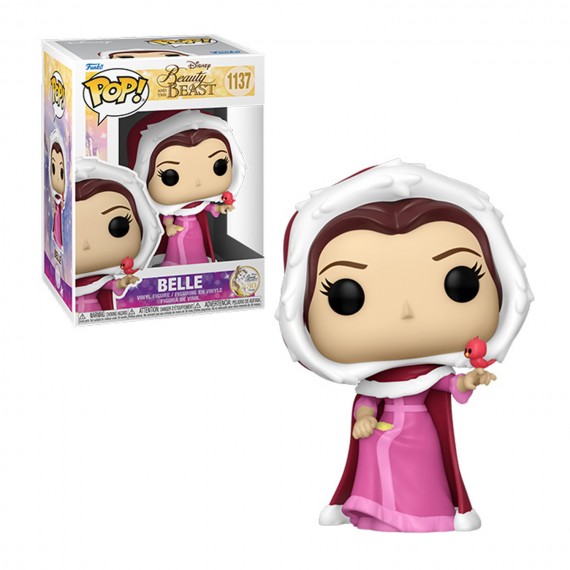 Figurine Disney Belle Et La Bête - Winter Belle Pop 10cm