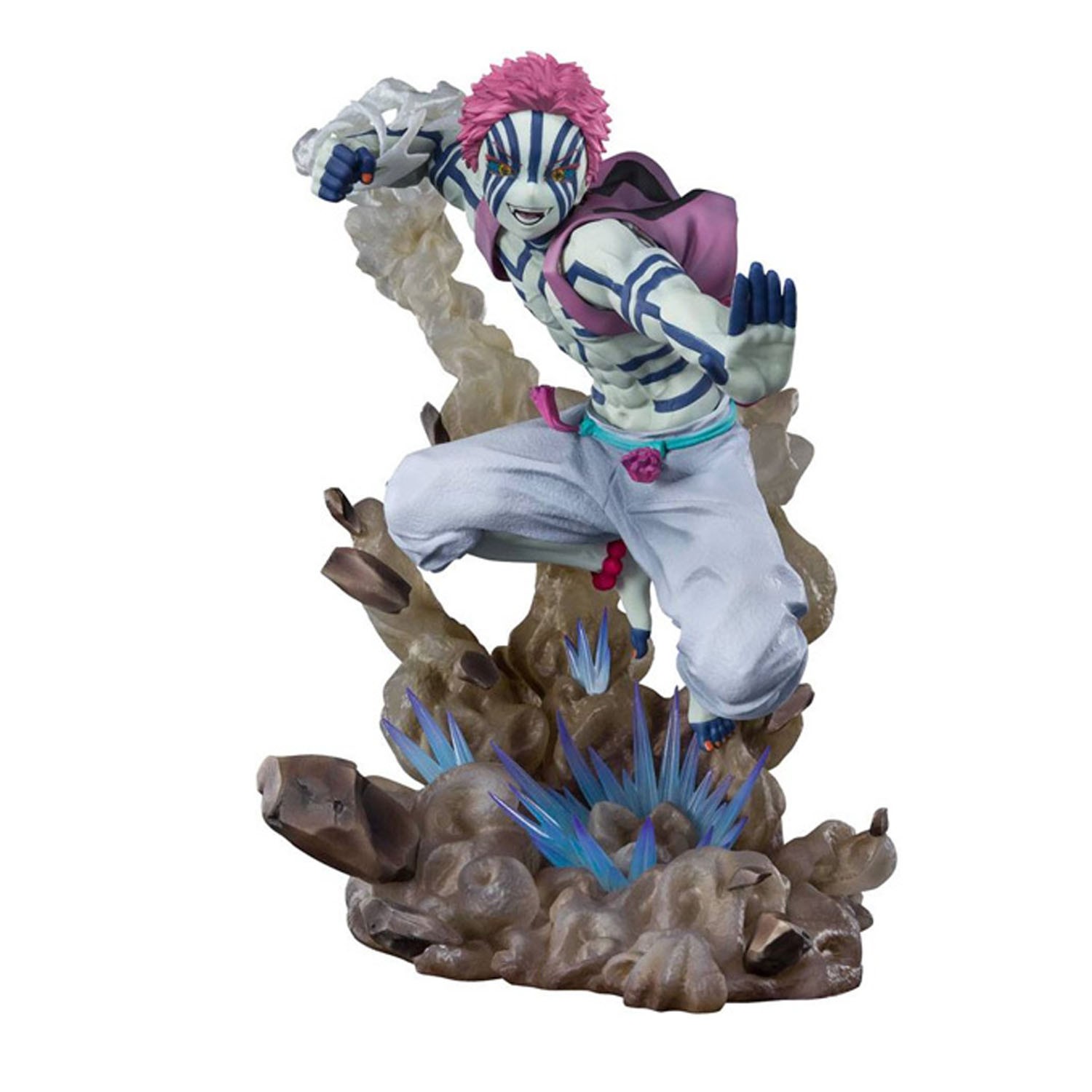 Figurine Demon Slayer Kimetsu No Yaiba - Akaza Upper Tree 18cm - Ba...